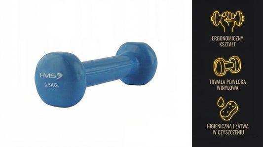 Ciężarek żeliwny pokryty winylem 0.5 kg 17023 Hms
