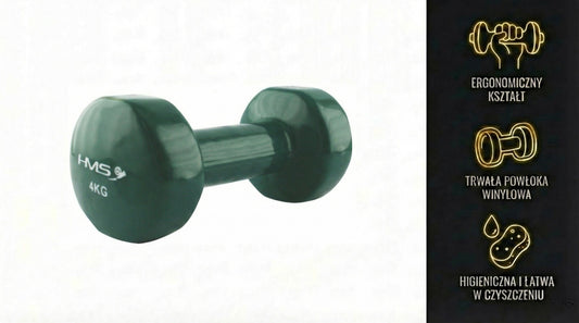 Ciężarek żeliwny pokryty winylem 4.0 kg 17023 Hms