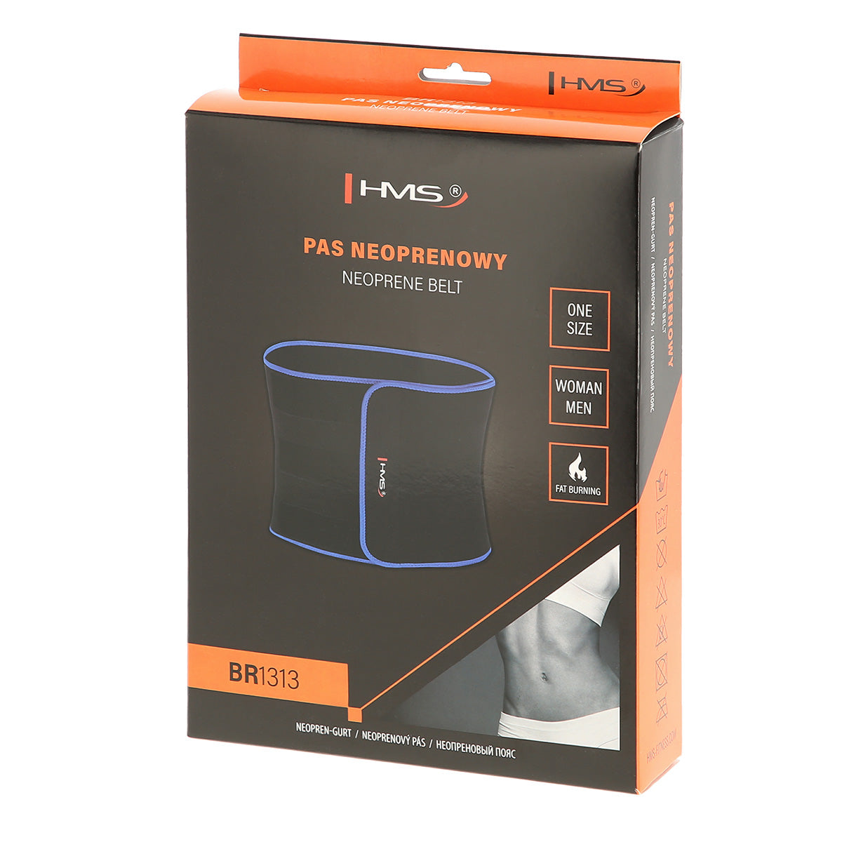 Pas na brzuch wyszczuplający one size BR1313 Hms