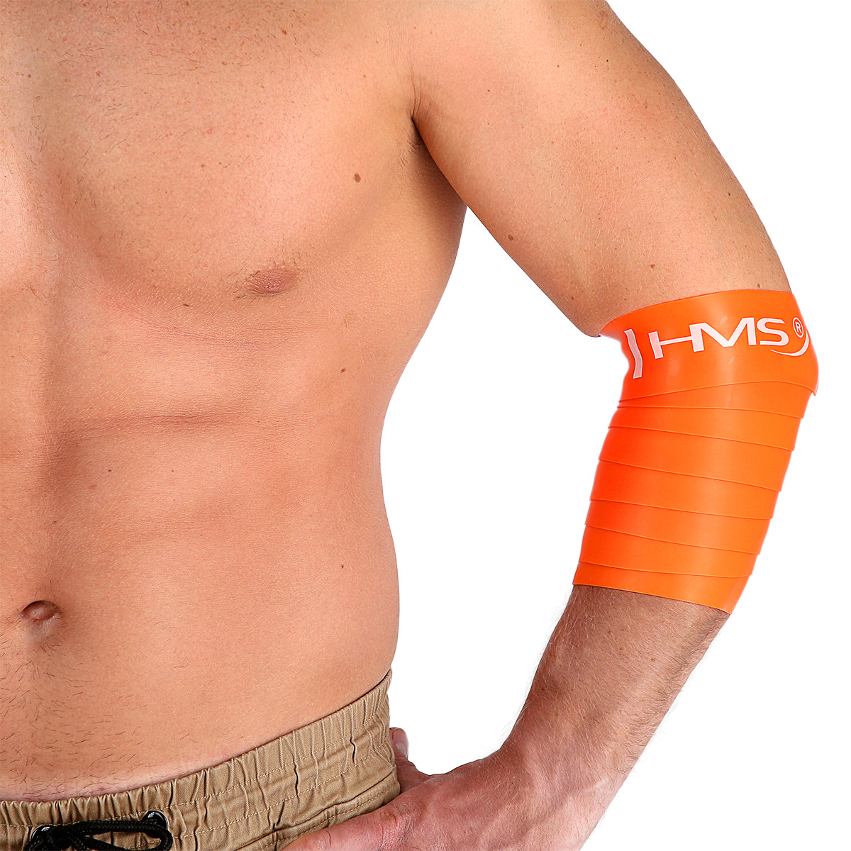 Orange 1.0 x 50 x 2080 mm floss band guma do ćwiczeń FB02 Hms