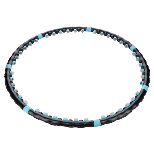 Black-blue hula hop masujący z magnesami 98cm HHP006 Hms