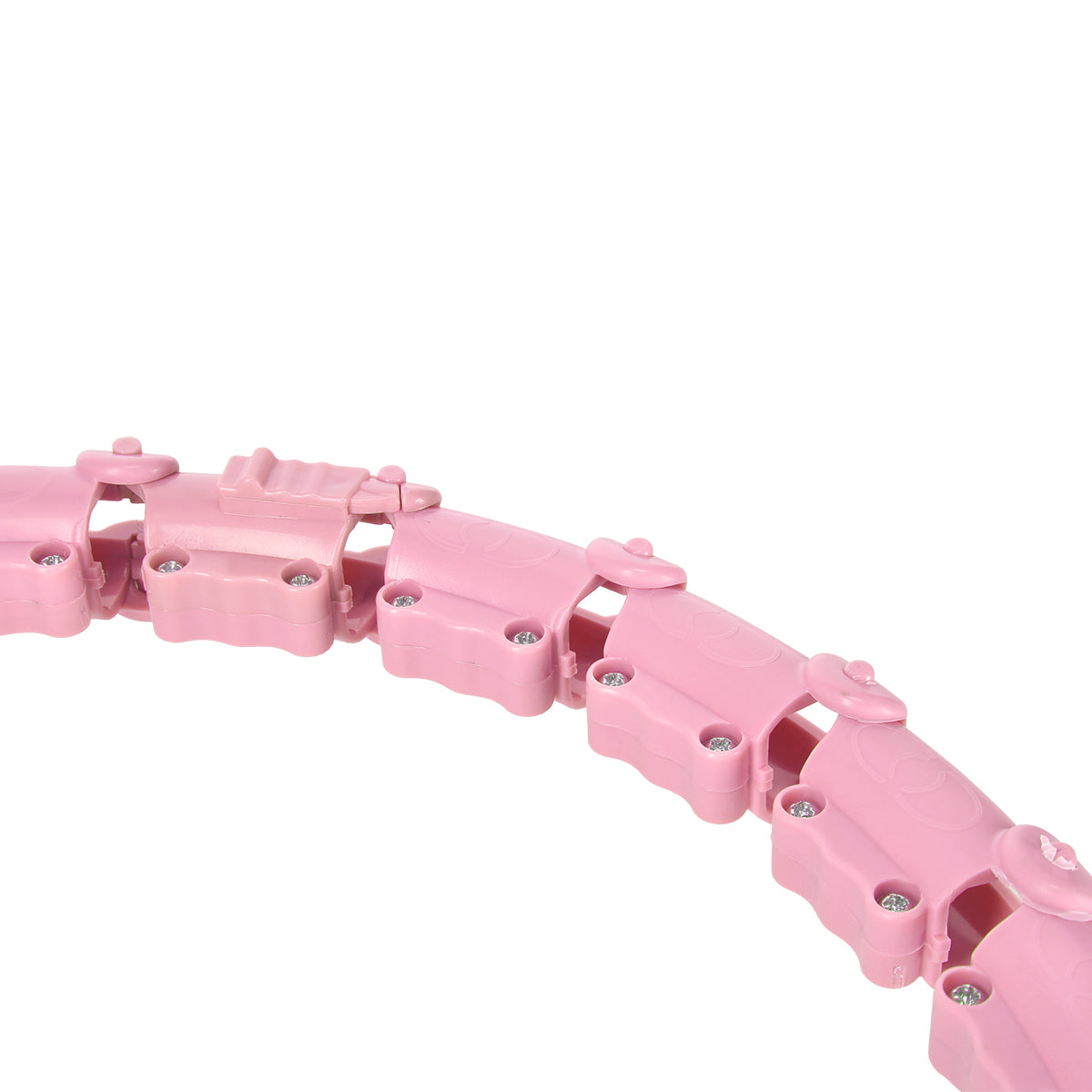 Hula hop light pink z wypustkami i obciążnikiem HHW02 Hms