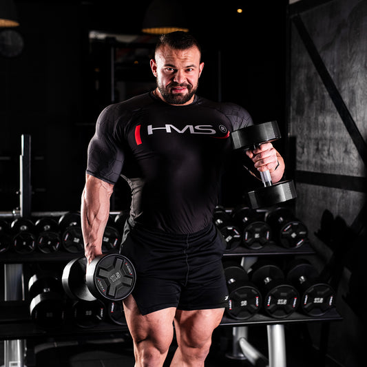 Hpc 17.5 kg hantla poliuretanowa cpu Hms