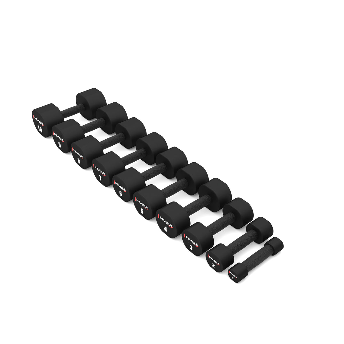 2 x 4 kg hantle poliuretanowe tpu HPT04 Hms