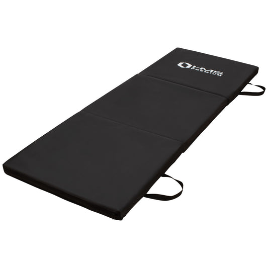 Black materac gimnastyczny składany 1800x600mm MGS02 Hms Premium