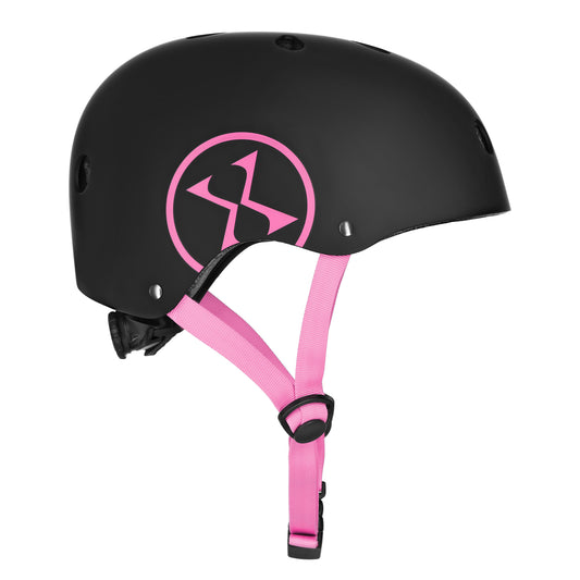 Kask czarno-różowy rozm. xs(48-52cm) MTW001-1 Nils Extreme