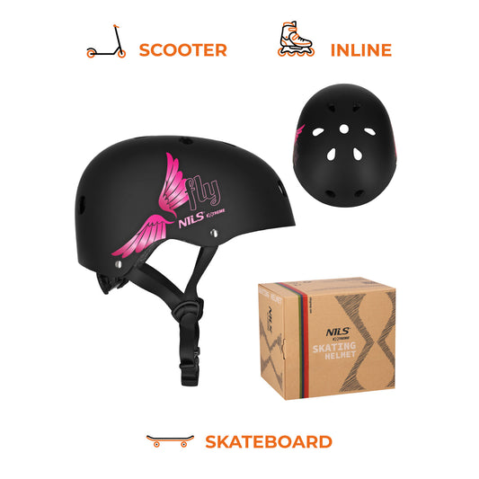 Fly kask różowy xs(48-52cm) MTW001 Nils Extreme