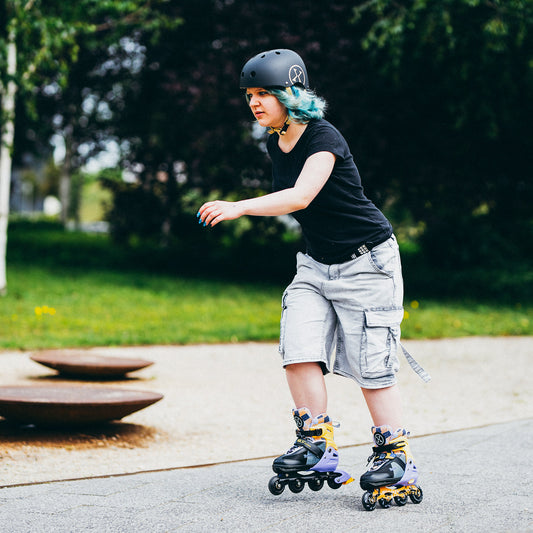 Łyżworolki twist żółte rozm. s(31-34) NA13810 Nils Extreme