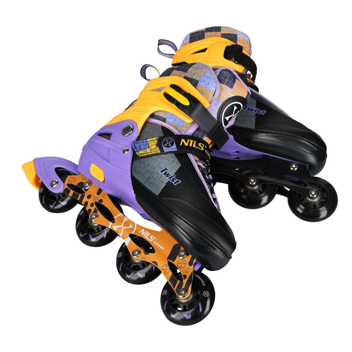 Łyżworolki twist żółte rozm. s(31-34) NA13810 Nils Extreme