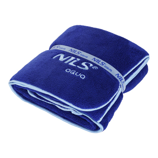 Ręcznik z mikrofibry frotte granatowy 160x80cm NAR14 Nils Aqua