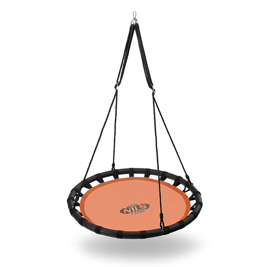 Bocianie gniazdo huśtawka pomarańczowe śr.100 cm NB5034 Nils