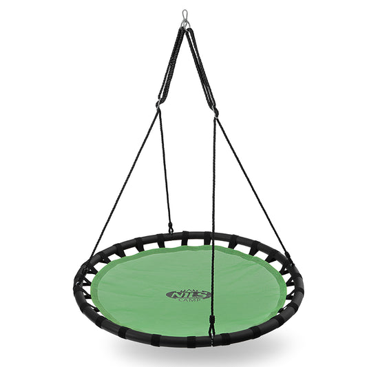 Bocianie gniazdo huśtawka zielone śr.120 cm NB5036 Nils