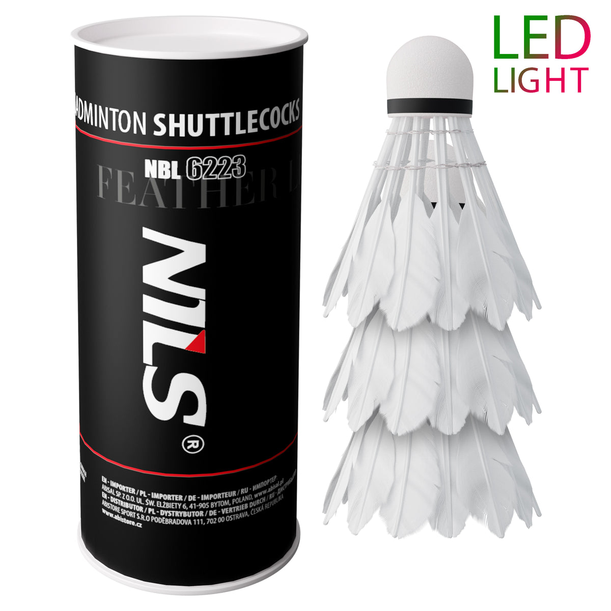 Lotki z piór led 3 szt. NBL6223 Nils