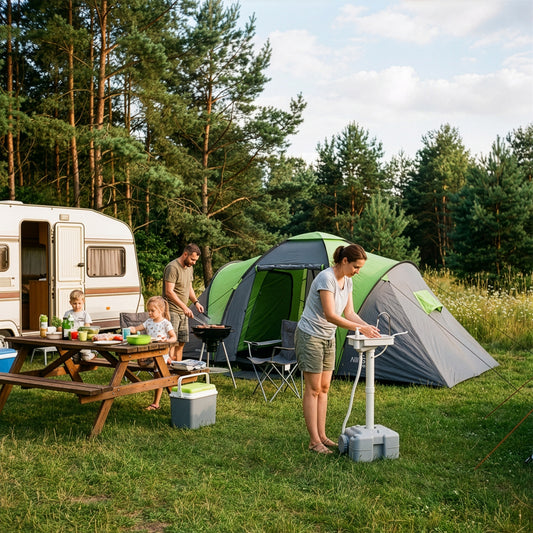 Umywalka przenośna z pompką usb NC0026 Nils Camp