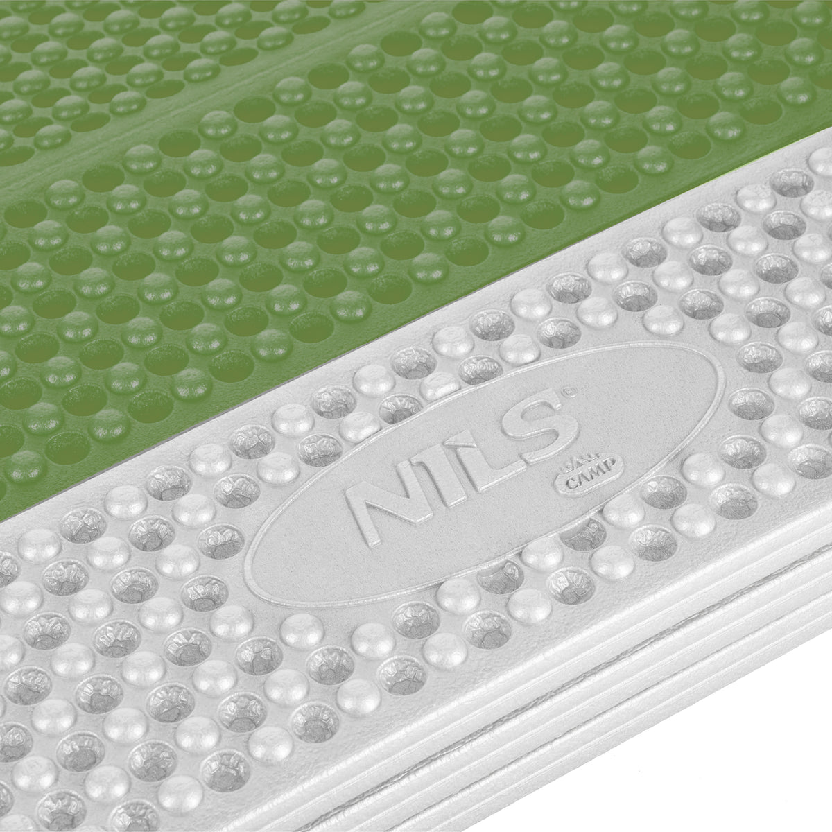 Karimata składana turystyczna z podbiciem aluminiowym + xpe 195 cm zielona NC17103 Nils Camp