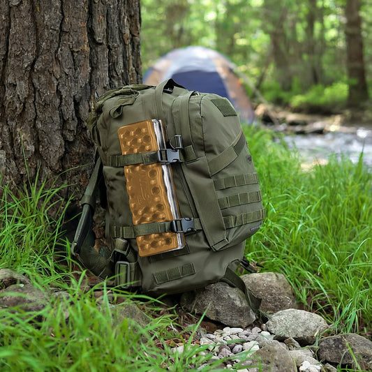 Karimata kempingowa do siedzenia z podbiciem aluminiowym +ixpe 40 cm brązowa NC17105 Nils Camp