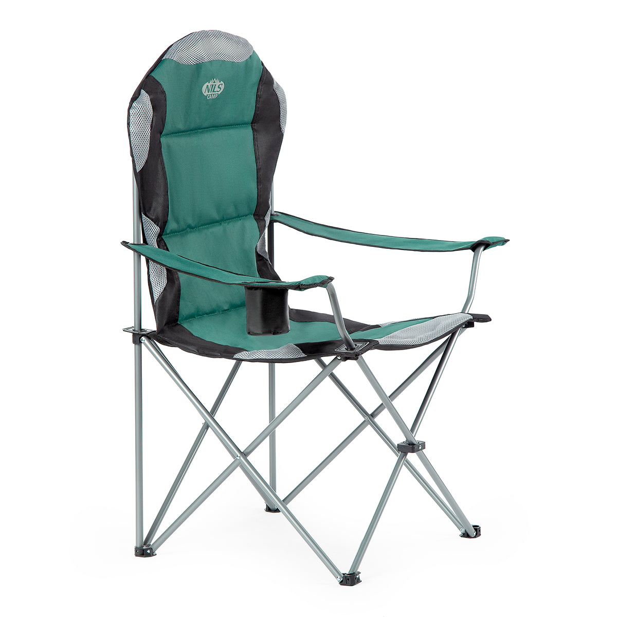 Zielony krzesło turystyczne NC3080 Nils Camp