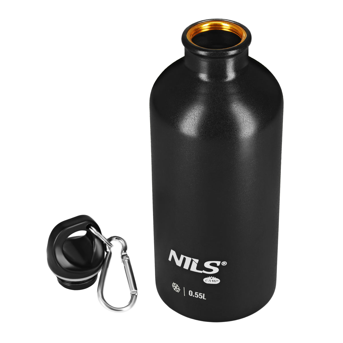 Butelka turystyczna 550ml czarna NC3801 Nils Camp