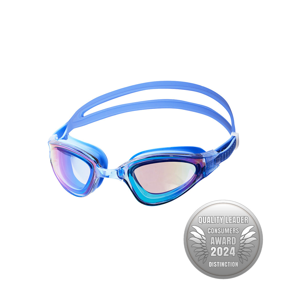 Niebieski/ rainbow okularki NQG180MAF Nils Aqua