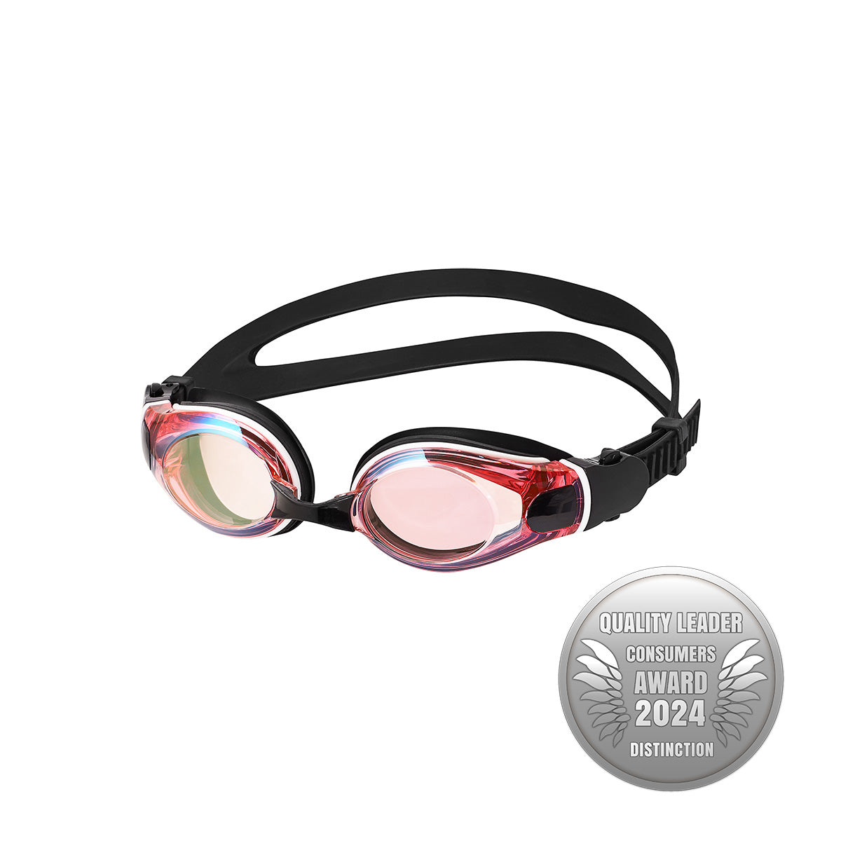 Czarny/ rainbow okularki NQG550MAF Nils Aqua