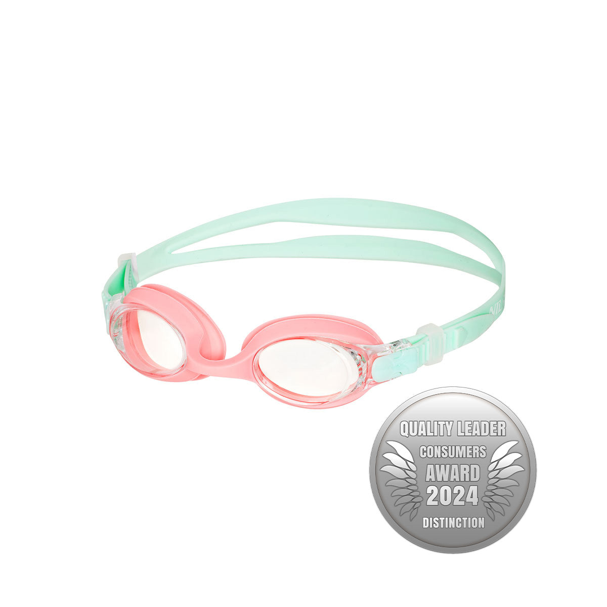Miętowy/ różowy junior okularki NQG700AF Nils Aqua