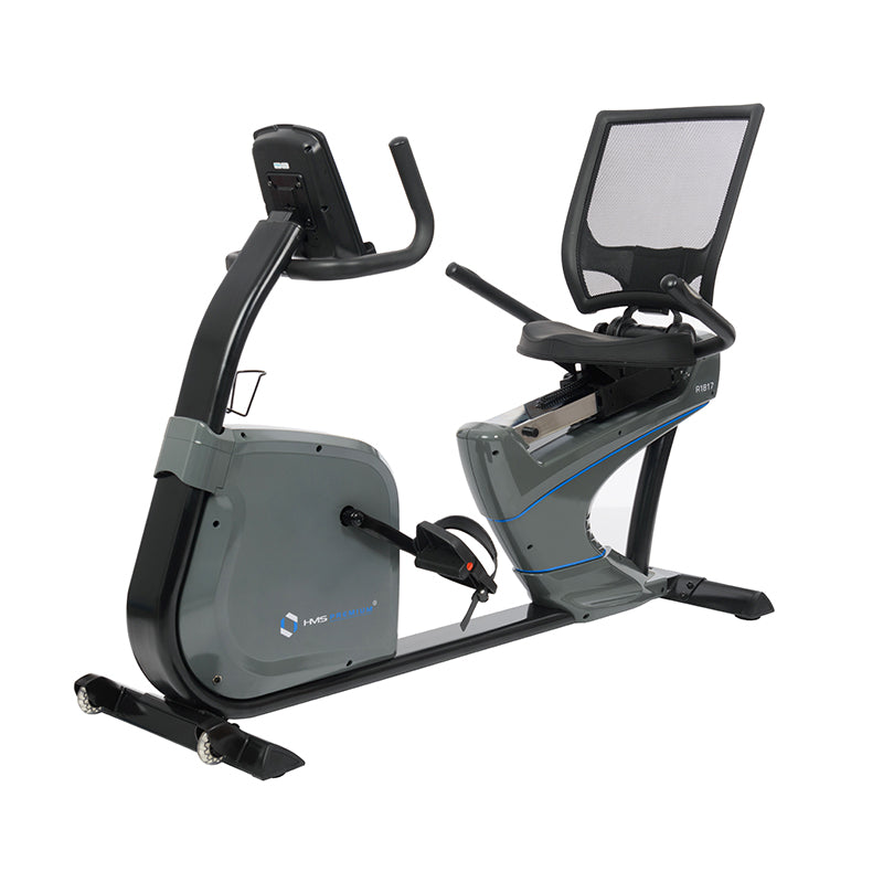 Rower elektromagnetyczny stacjonarny poziomy z generatorem R1817 Hms Premium
