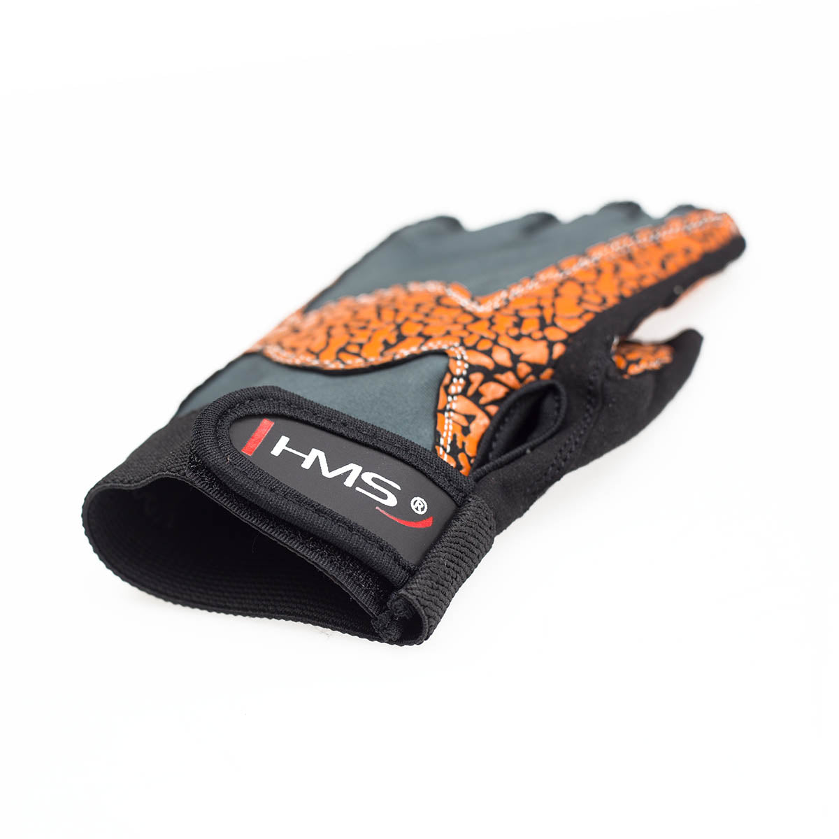 Orange/gray rozm. m rękawice na siłownię RST03 Hms