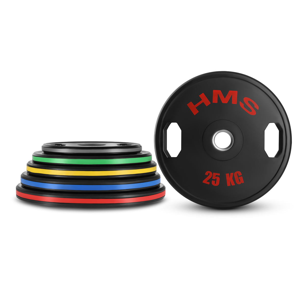 2 x 25 kg talerz olimpijski ogumowany 2 x 25 kg TOG25 Hms