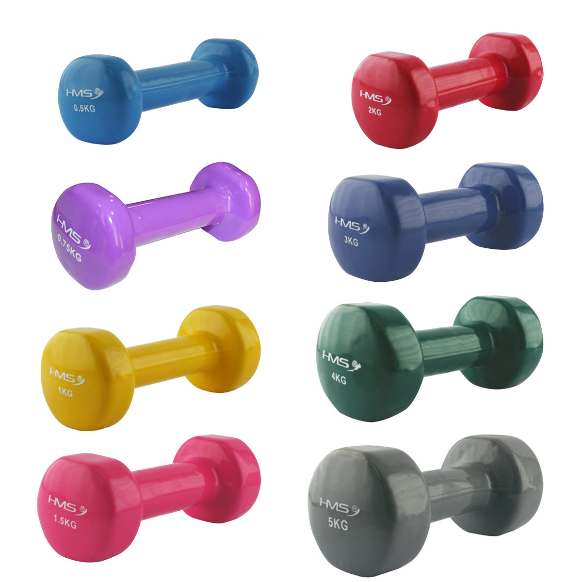 Ciężarek żeliwny pokryty winylem 2.0 kg 17023 Hms