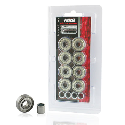Chrome łożyska (8 szt.) ABEC-7 Nils Extreme