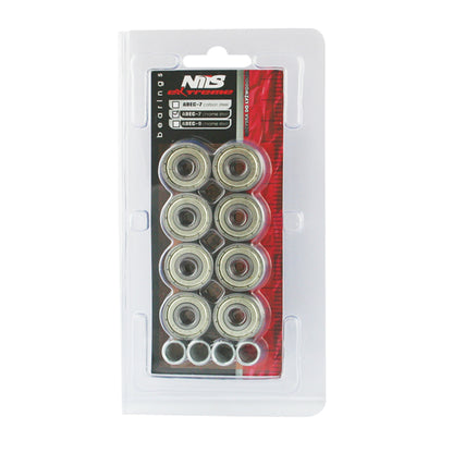Chrome łożyska (8 szt.) ABEC-7 Nils Extreme