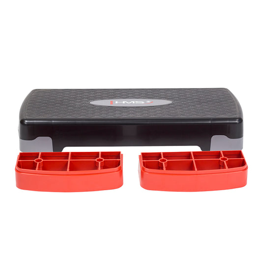 Black/gray/red step do aerobiku AS003 Hms