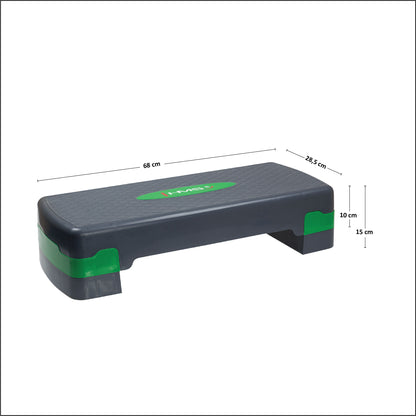 Green/gray step do aerobiku AS003 Hms