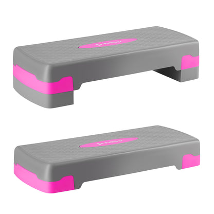 Gray/pink step do aerobiku AS003 Hms