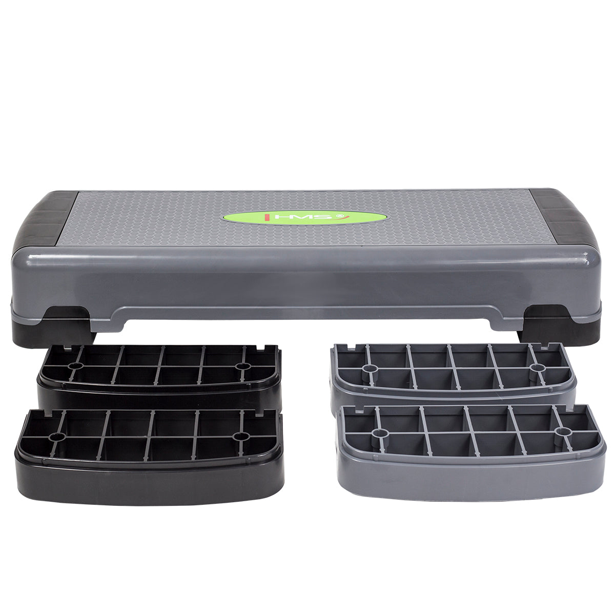 Gray/black step do aerobiku AS005 Hms