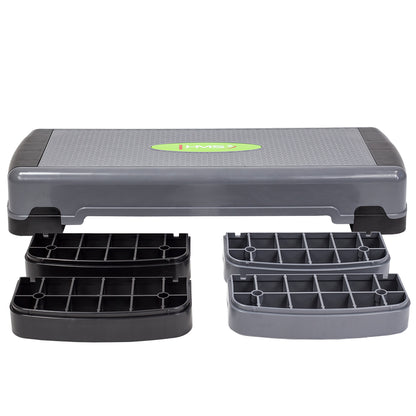 Gray/black step do aerobiku AS005 Hms