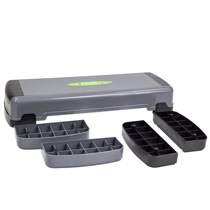 Gray/black step do aerobiku AS005 Hms