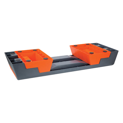 Black/orange step do aerobiku premium AS007 Hms