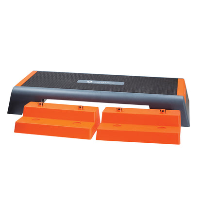 Black/orange step do aerobiku premium AS007 Hms