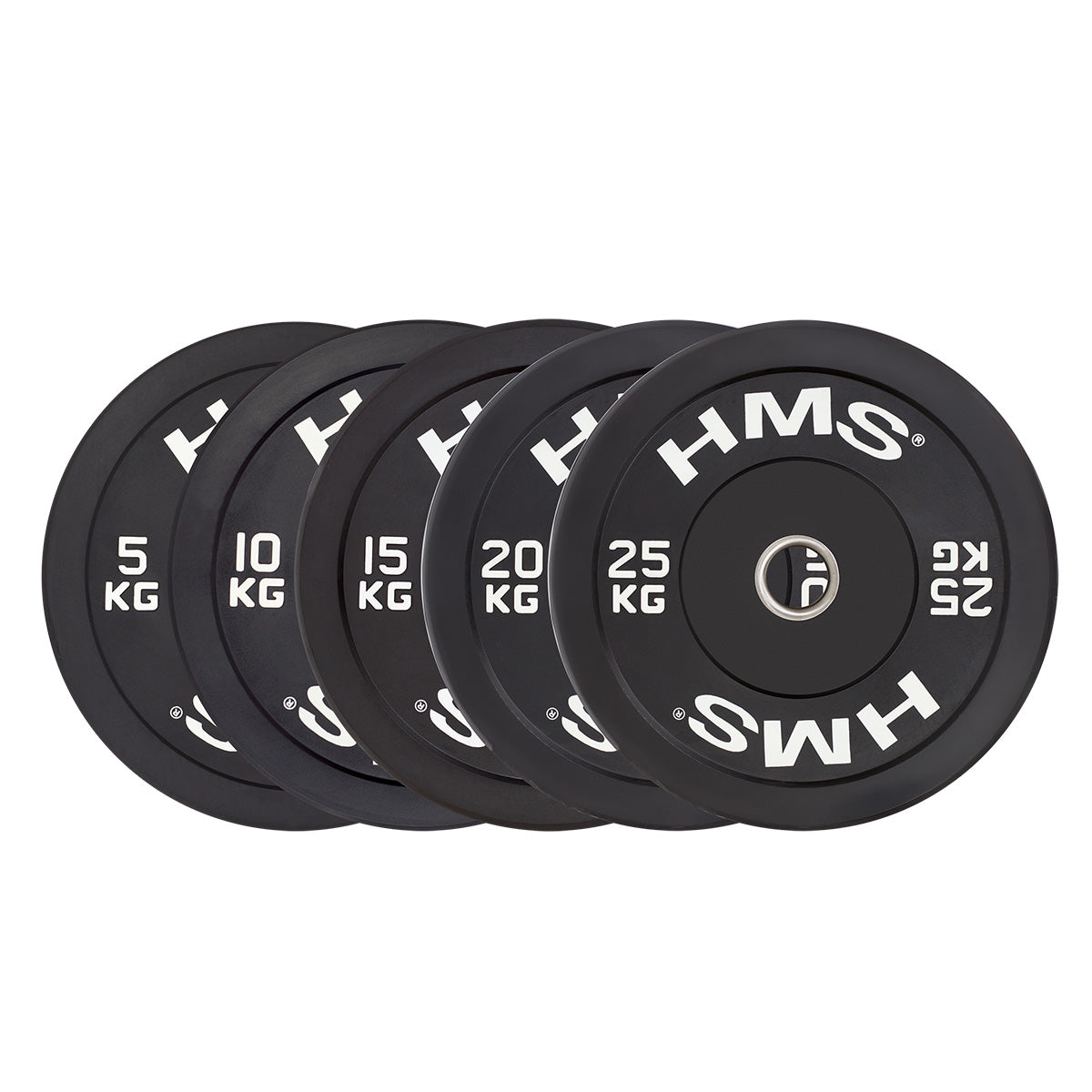 Black talerz olimpijski bumper 5 kg BBR05 Hms