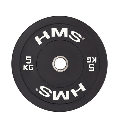 Black talerz olimpijski bumper 5 kg BBR05 Hms