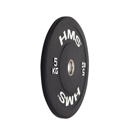 Black talerz olimpijski bumper 5 kg BBR05 Hms