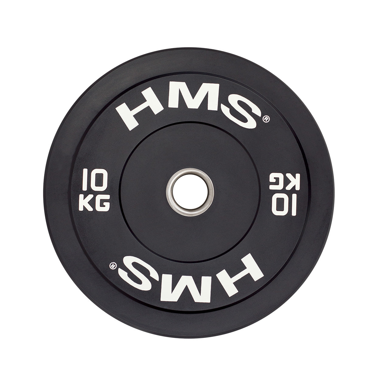 Black talerz olimpijski bumper 10 kg BBR10 Hms