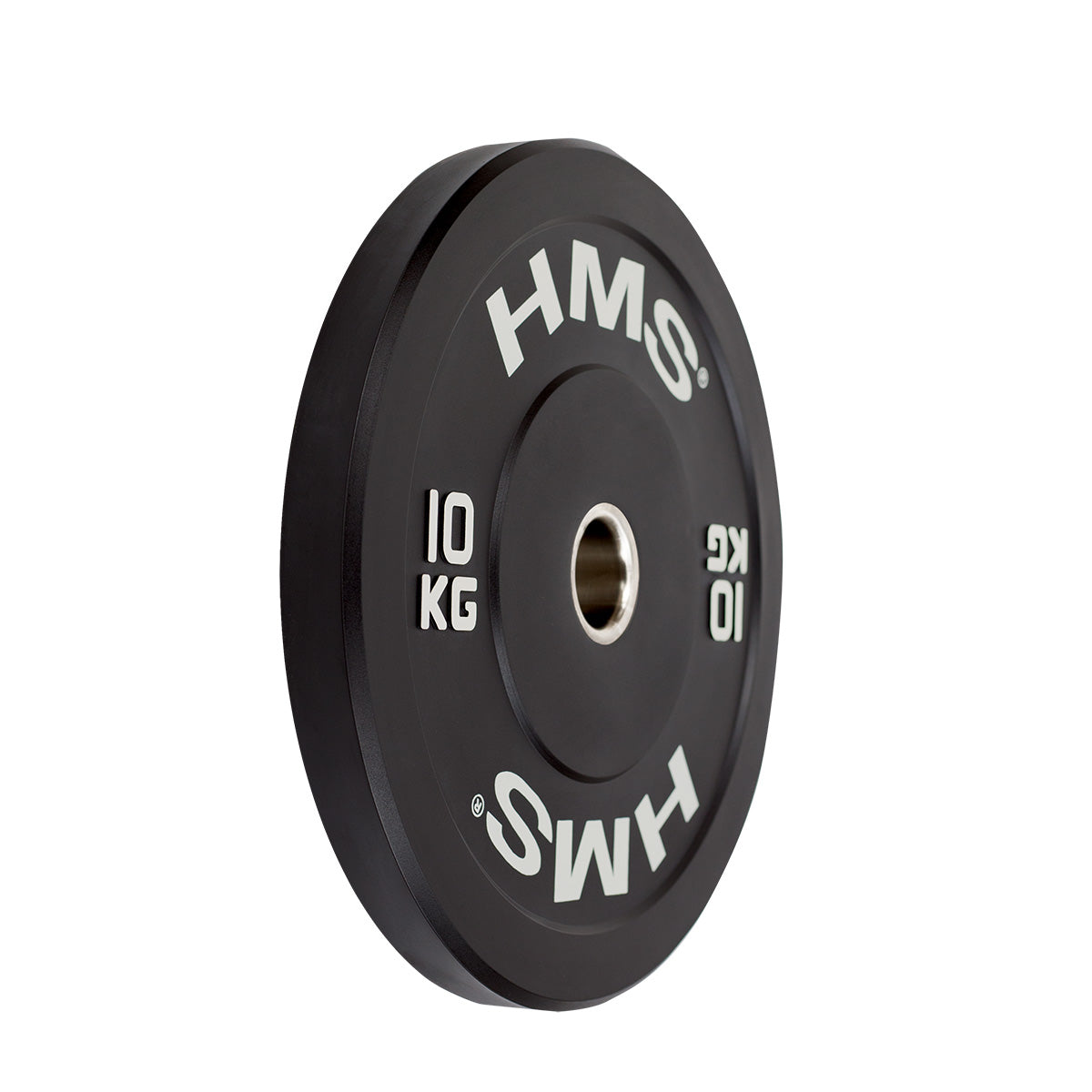 Black talerz olimpijski bumper 10 kg BBR10 Hms