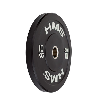 Black talerz olimpijski bumper 10 kg BBR10 Hms