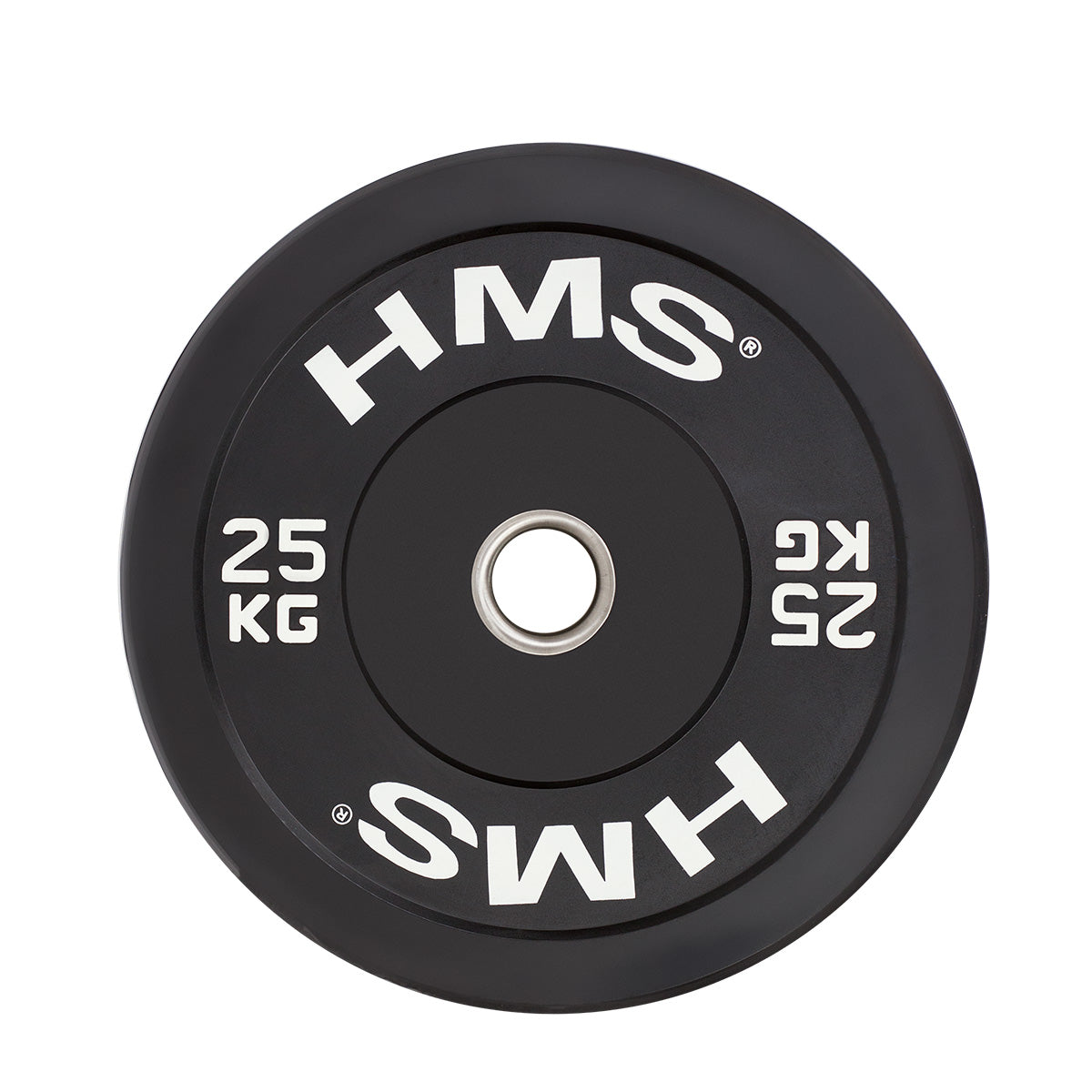 Black talerz olimpijski bumper 25 kg BBR25 Hms