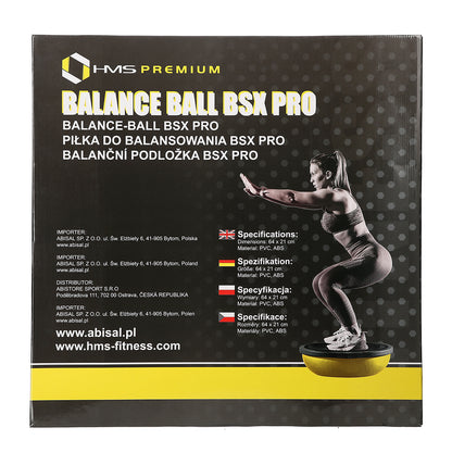 Bsx pro czarna piłka do balansowania Hms Premium