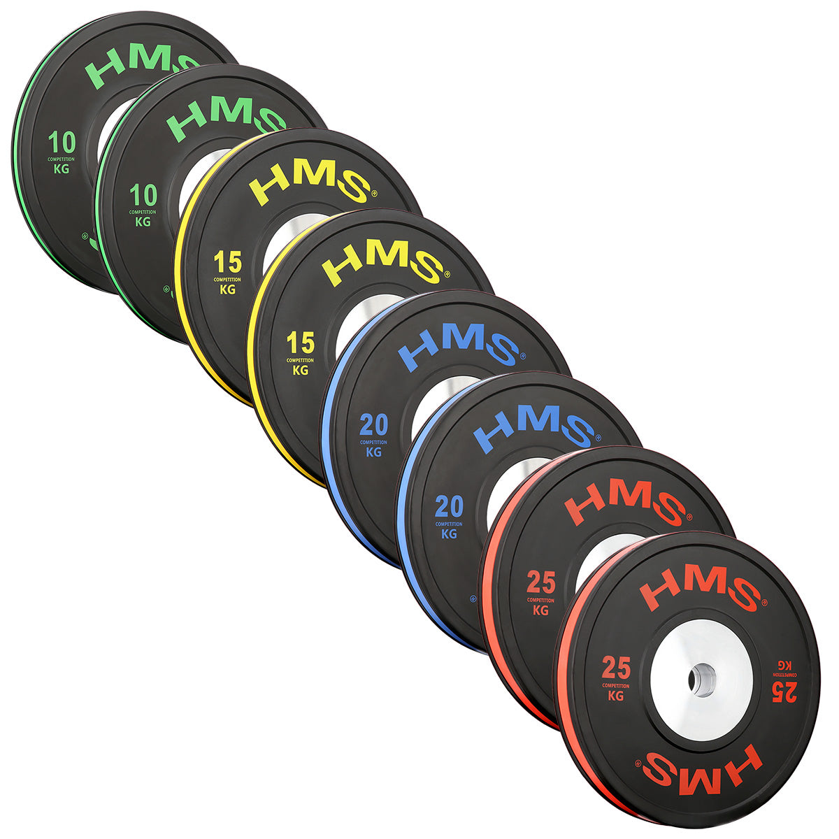 Btbr set (8 szt) zestaw talerzy olimpijskich bumper Hms
