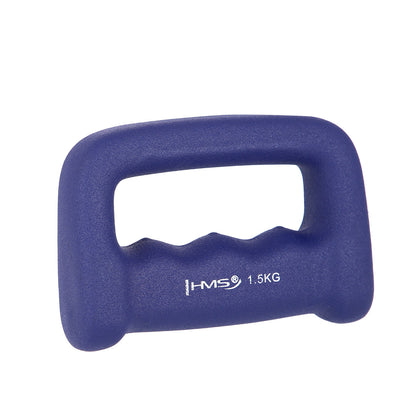 Kastet dark blue ciężarek żeliwny pokryty neoprenem 1.5 kg CK15 Hms