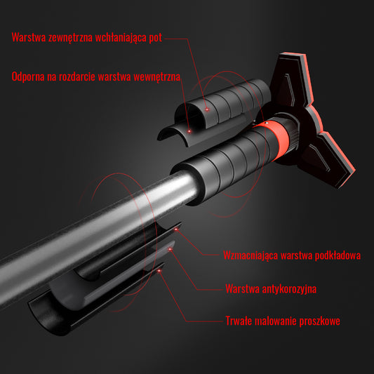 Drążek rozporowy z poziomicą 70-100 cm DD400 Hms